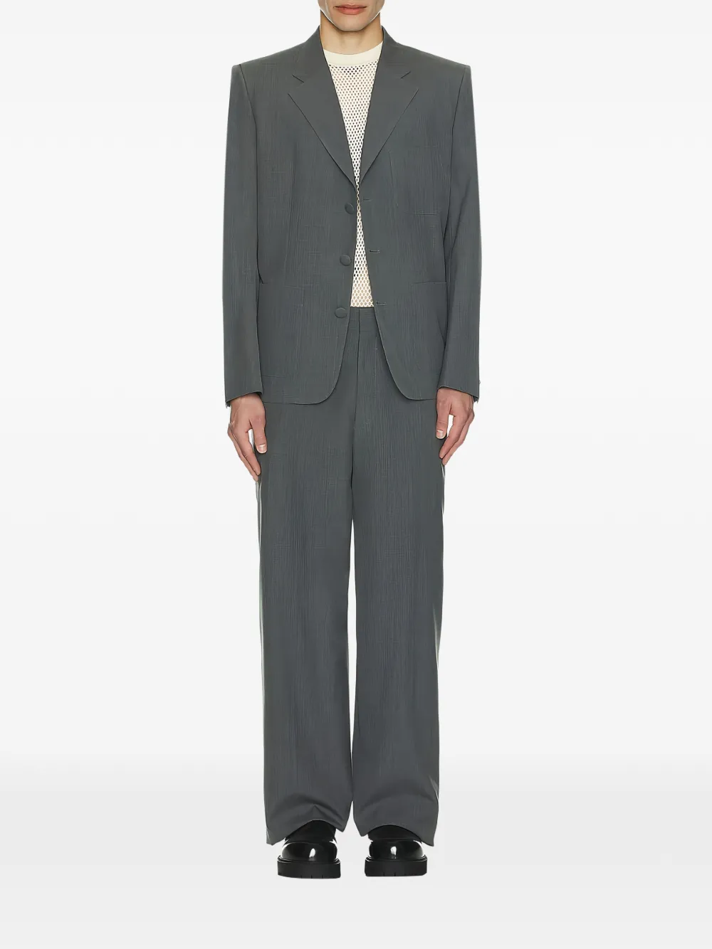 Givenchy Schoolboy Single-breasted Jacket in Grey, view 2