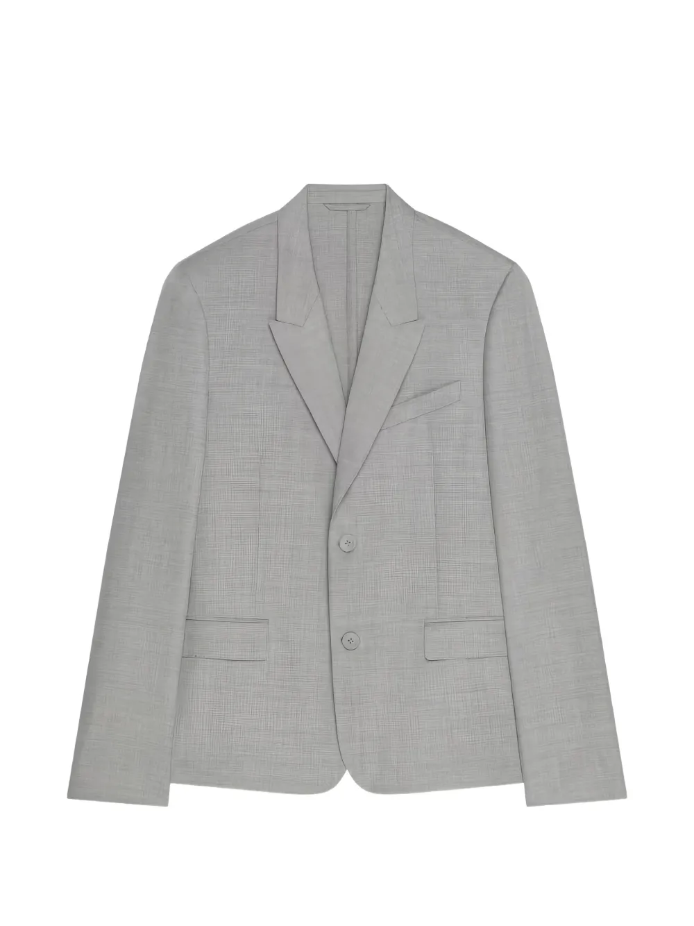 Givenchy Peak-lapel Regular-fit Jacket In Gray