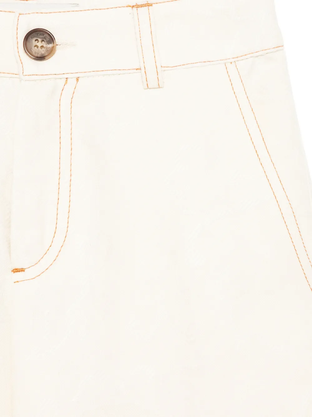 ETRO KIDS Broek met knopen Beige
