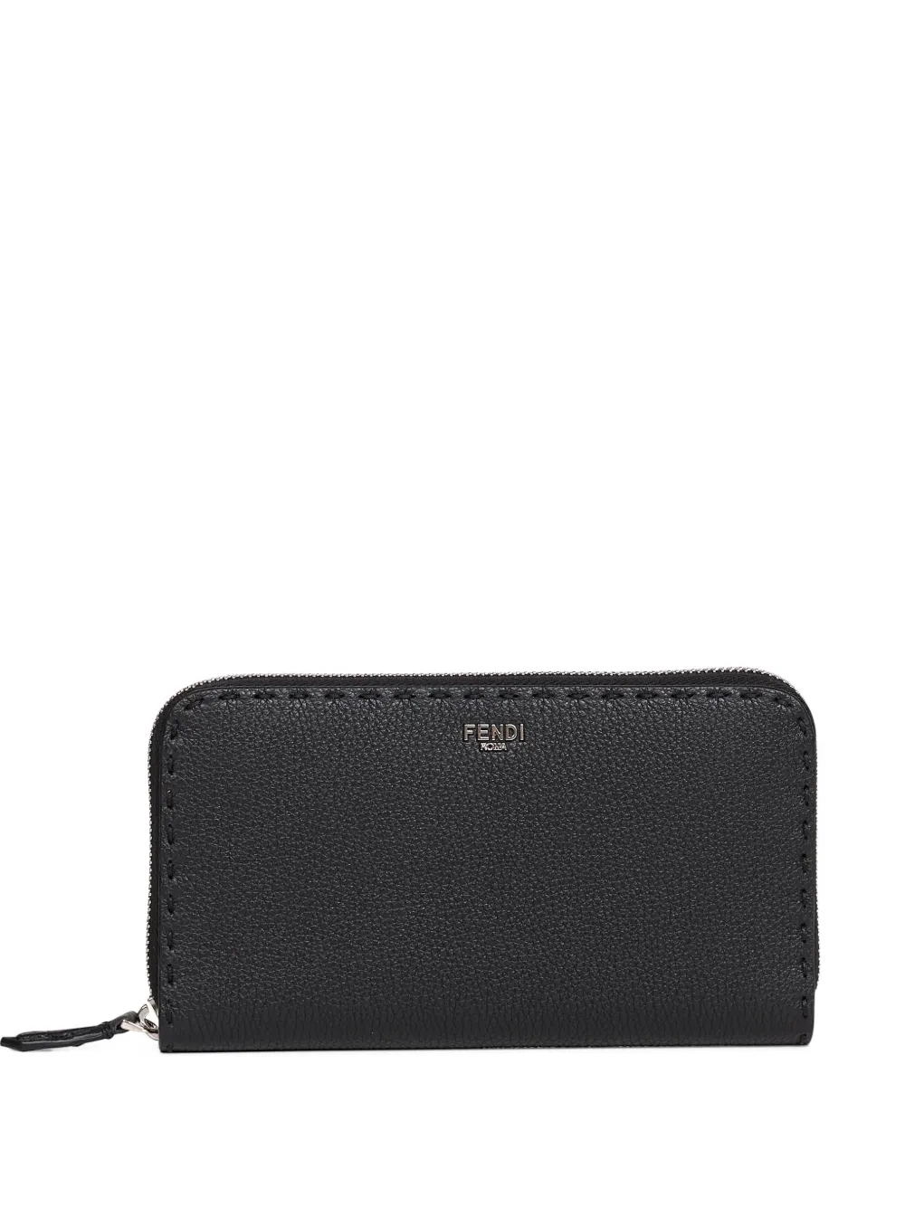 FENDI zip-up leather wallet - Schwarz