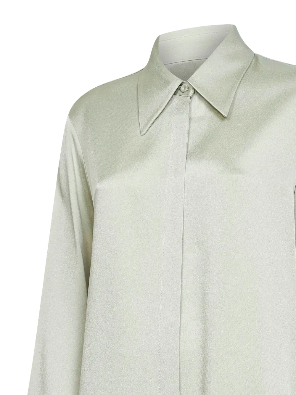 Jil Sander Blouse met wijde manchetten Groen