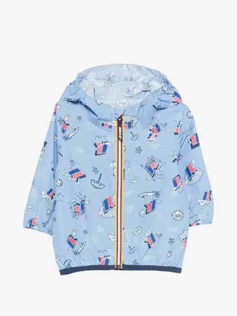 K Way Kids chamarra E. Le Vrai 4.0 Claudine estampada