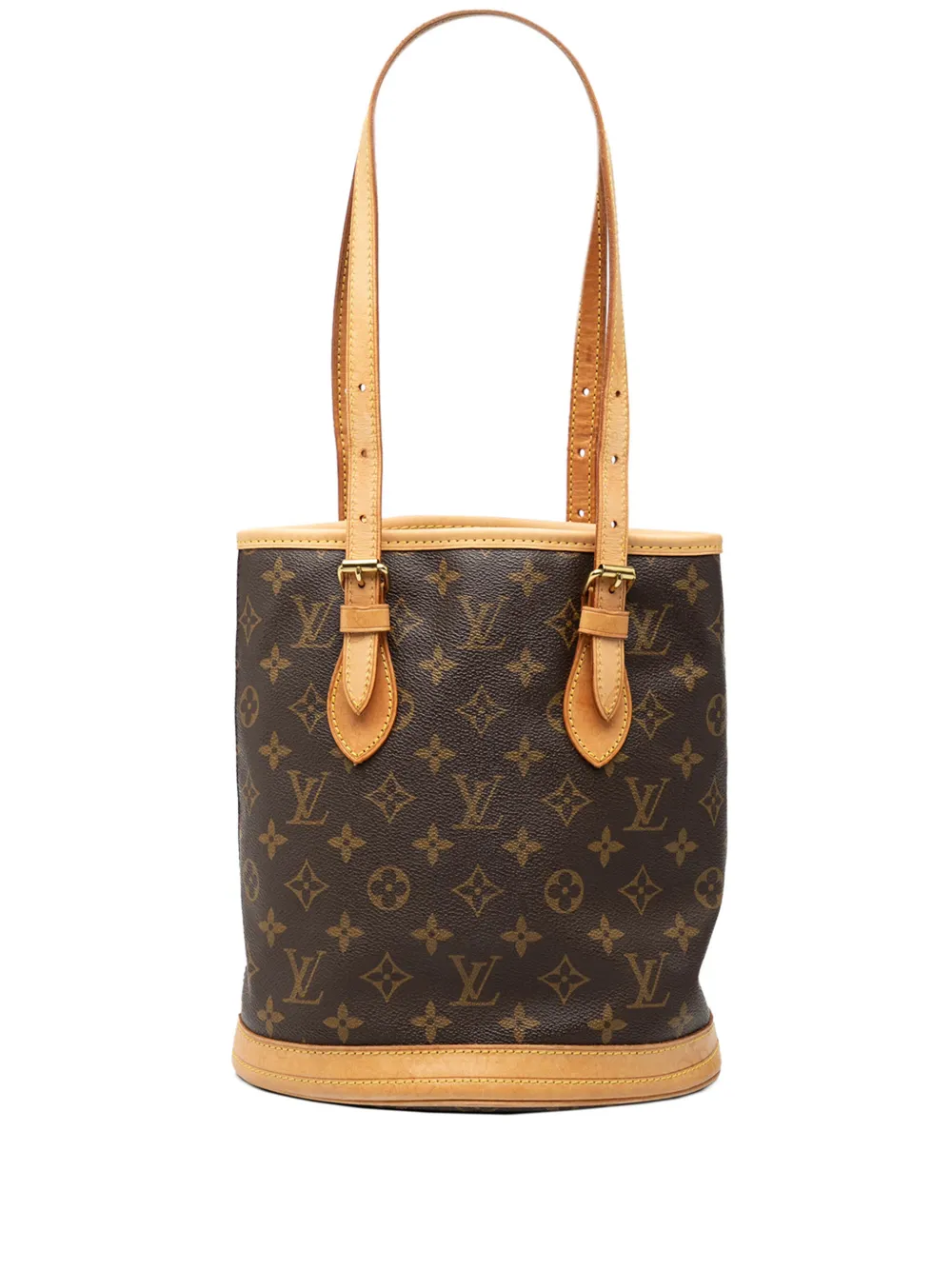 Louis Vuitton Pre-Owned 2012 Monogram Petit bucket bag - Marrone