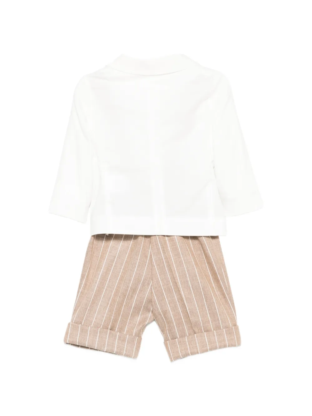 Colorichiari Shorts set met knopen Wit
