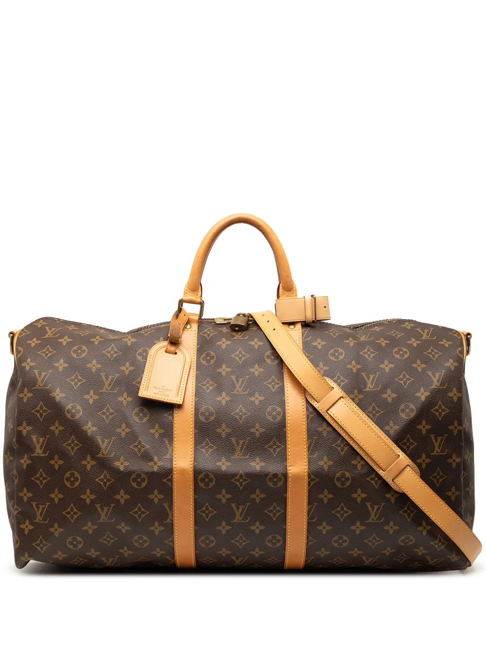 Louis Vuitton Pre-Owned 1996 Monogram Keepall Bandouliere 55 travel bag - Marrone