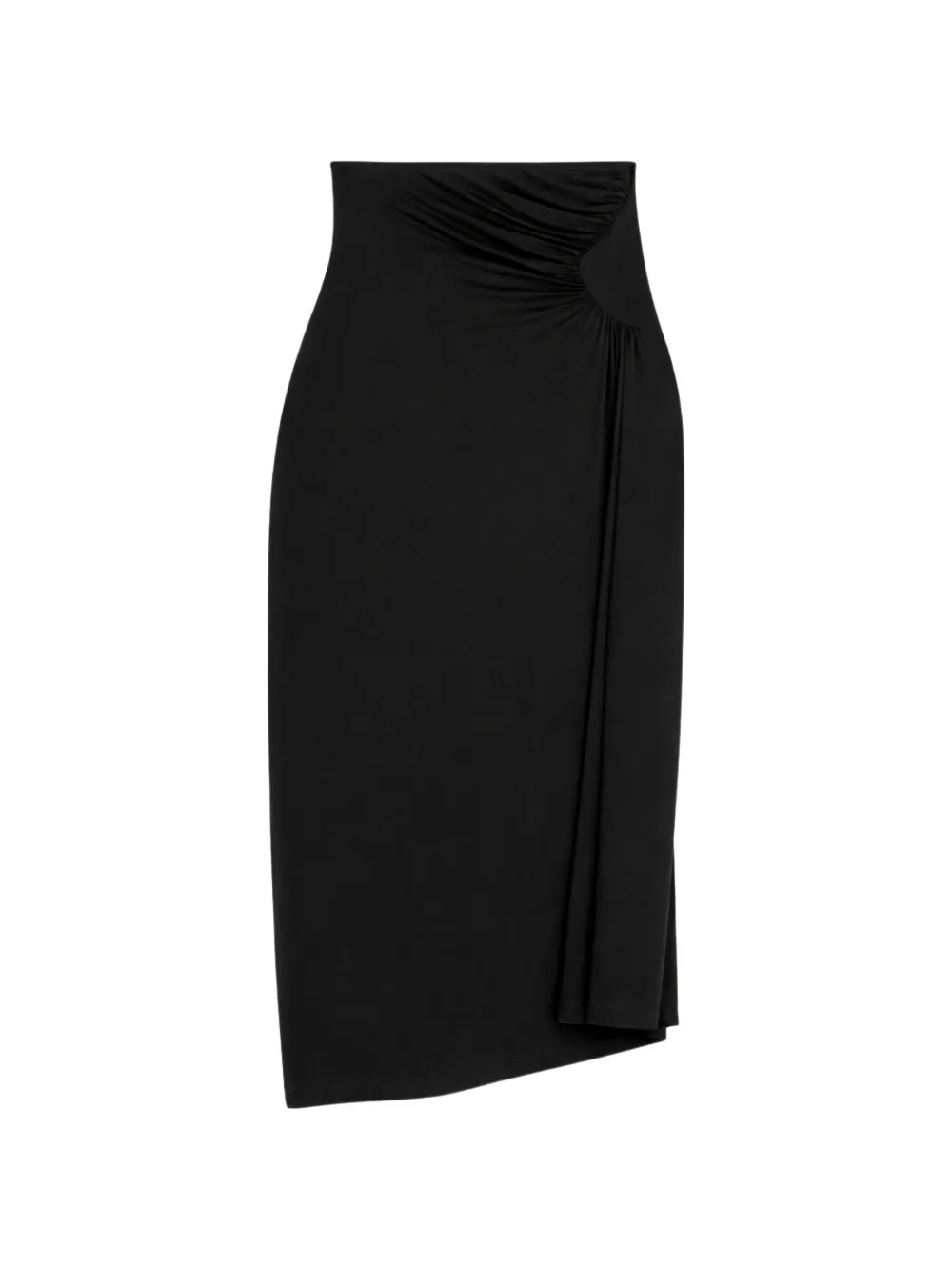 IRO Elyris draped maxi skirt - Nero