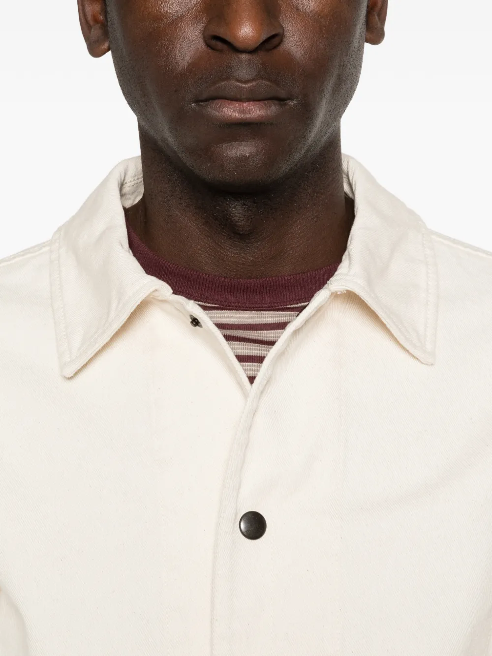 ASPESI Jas met knopen Beige