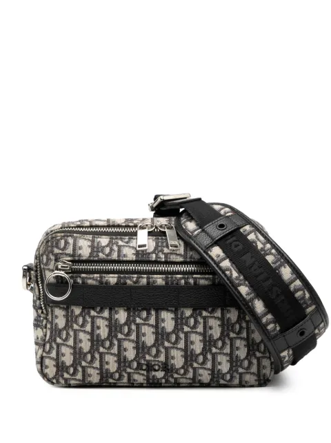 Christian Dior Pre-Owned Oblique Safari 帆布斜挎包（2019年典藏款）