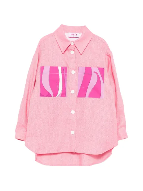 PUCCI Junior chest-pocket jacket