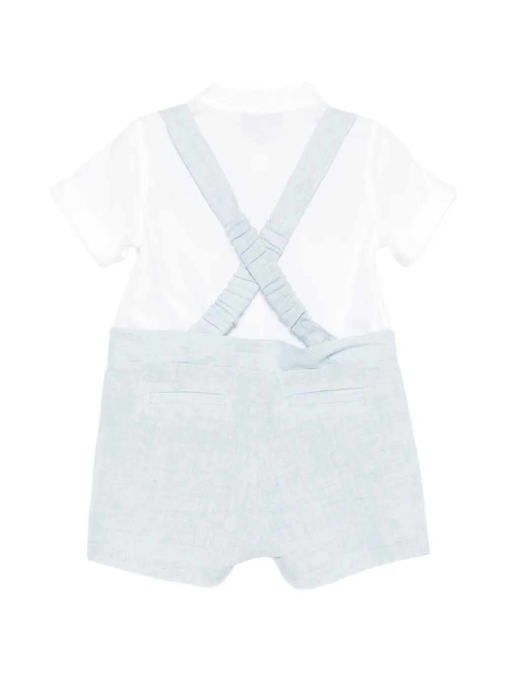  Fay Kids Buttoned Shorts - Blue 