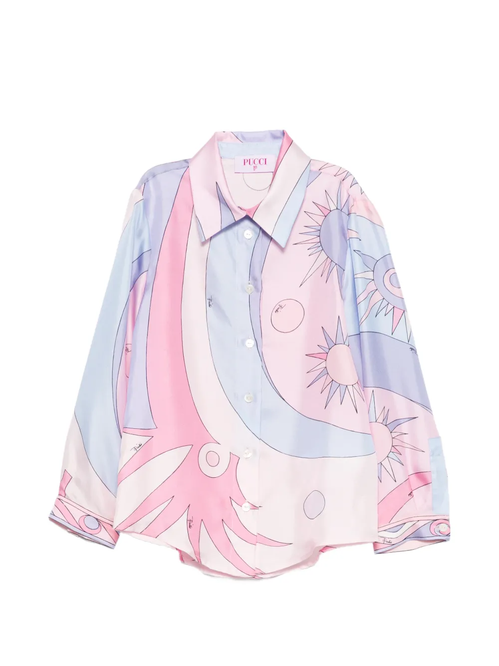 PUCCI Junior printed shirt - Rosa