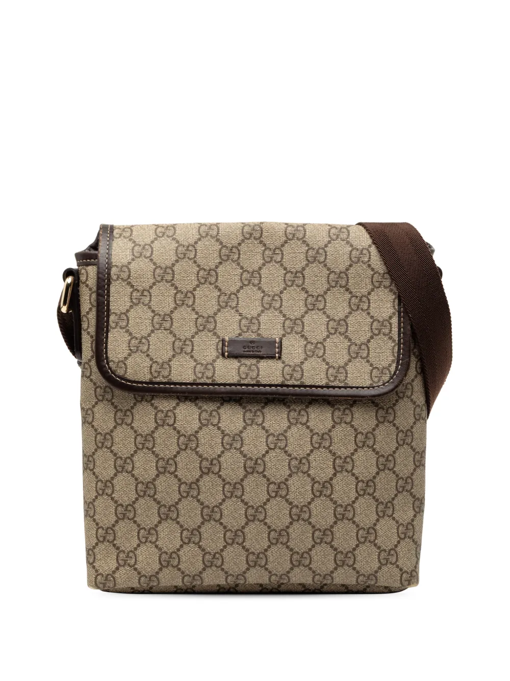 Gucci Pre-Owned 2000-2015 GG Supreme crossbody bag - Marrone