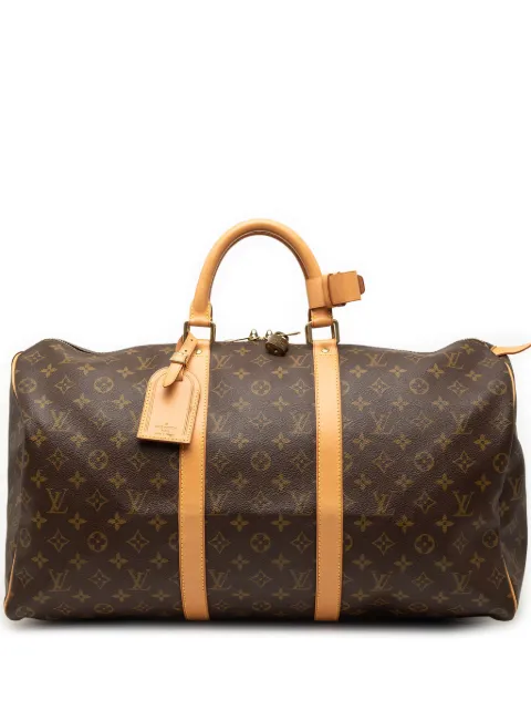Louis Vuitton Pre-Owned شنطة سفر 'مونوغرام كيبول 50' 2002