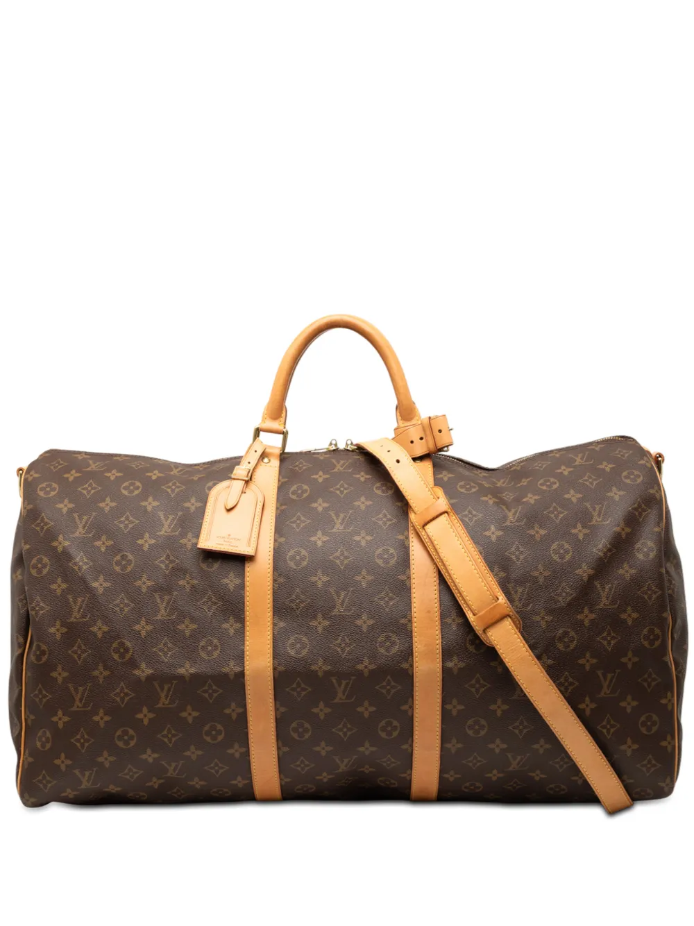 Louis Vuitton Pre-Owned 2000 Monogram Keepall Bandouliere 60 travel bag - Marrone