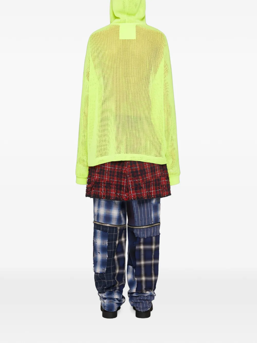 Givenchy Mesh hoodie Geel