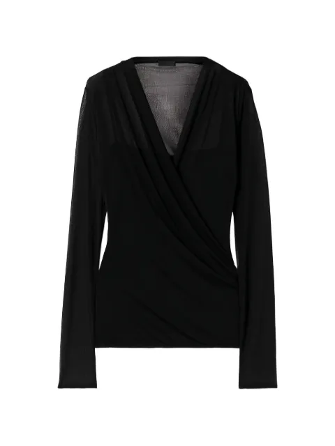 Givenchy draped V-neck top