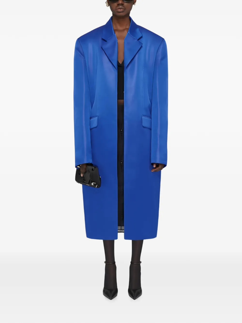 Givenchy Zijden-satijnen jas Paars