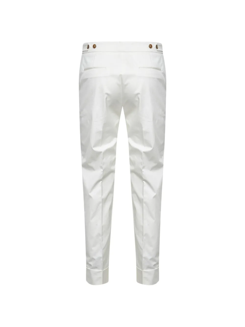 PT Torino Broek met cuffs Wit