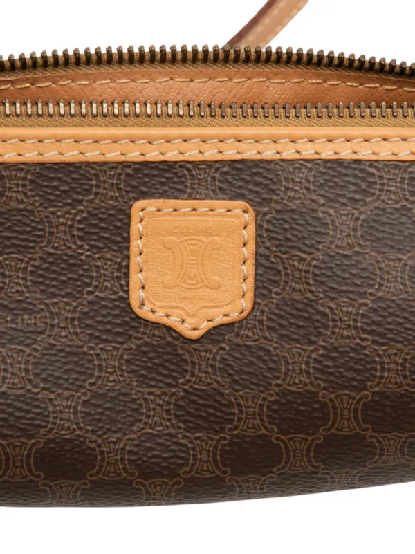 Celine Pre-Owned 2000-2026 Macadam Coated Canvas Crossbody Bag