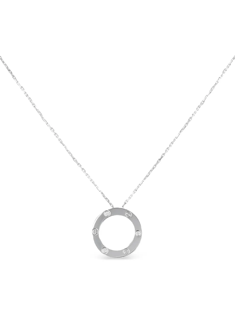 Cartier 2020s diamond necklace - Argento