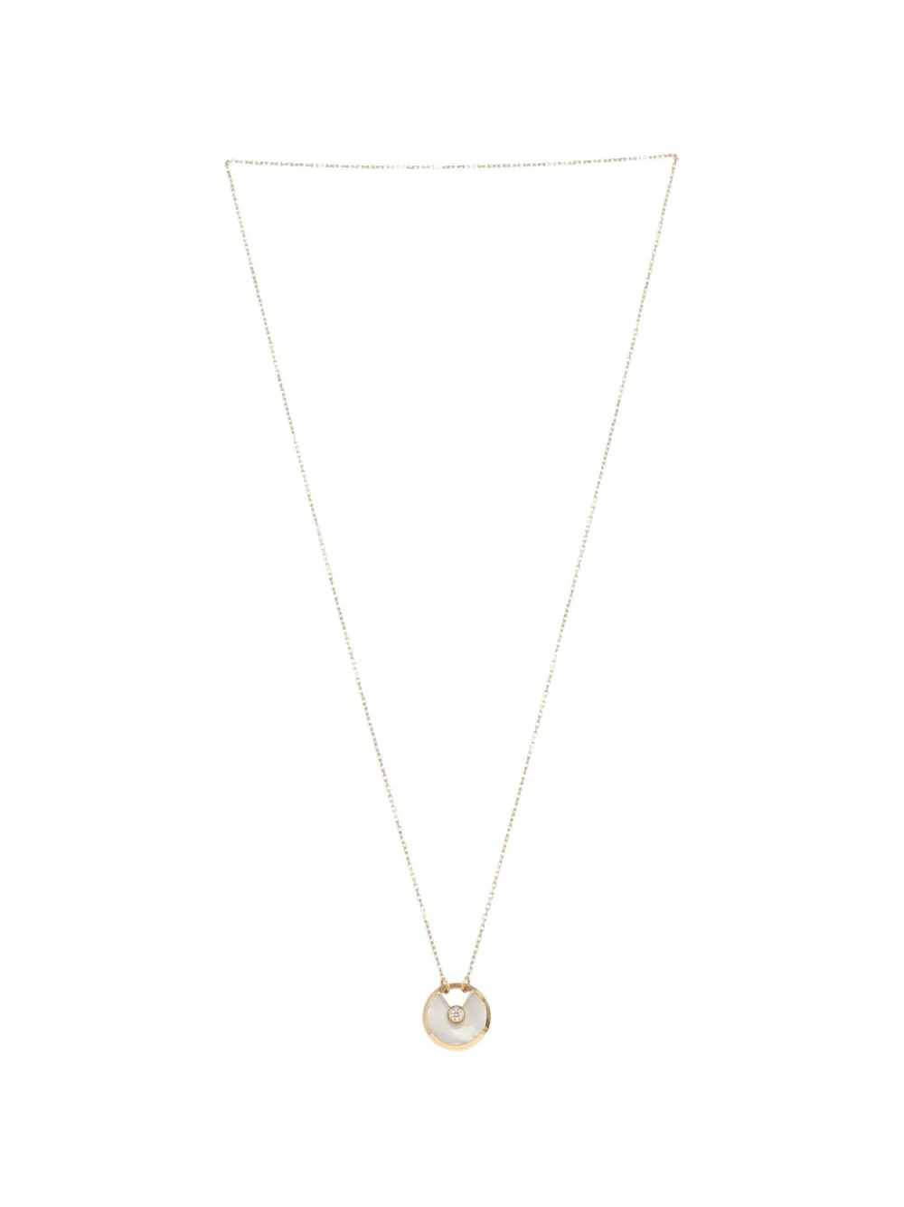 Cartier 2017 Amulette diamond mother of pearl necklace - Oro
