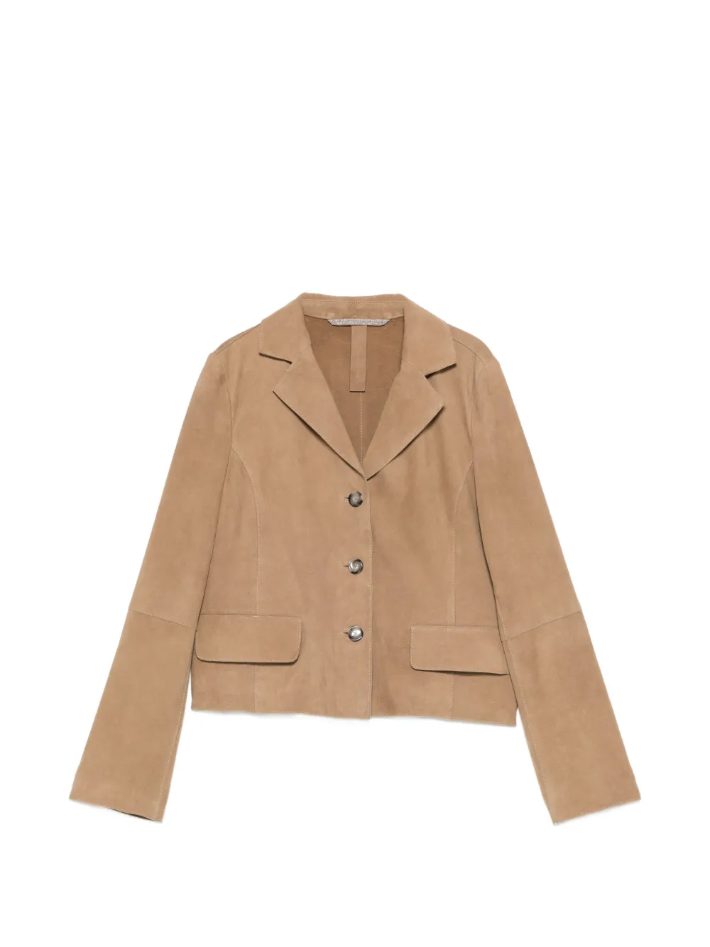 THE JACK LEATHERS Paige Jacke aus Wildleder - Nude