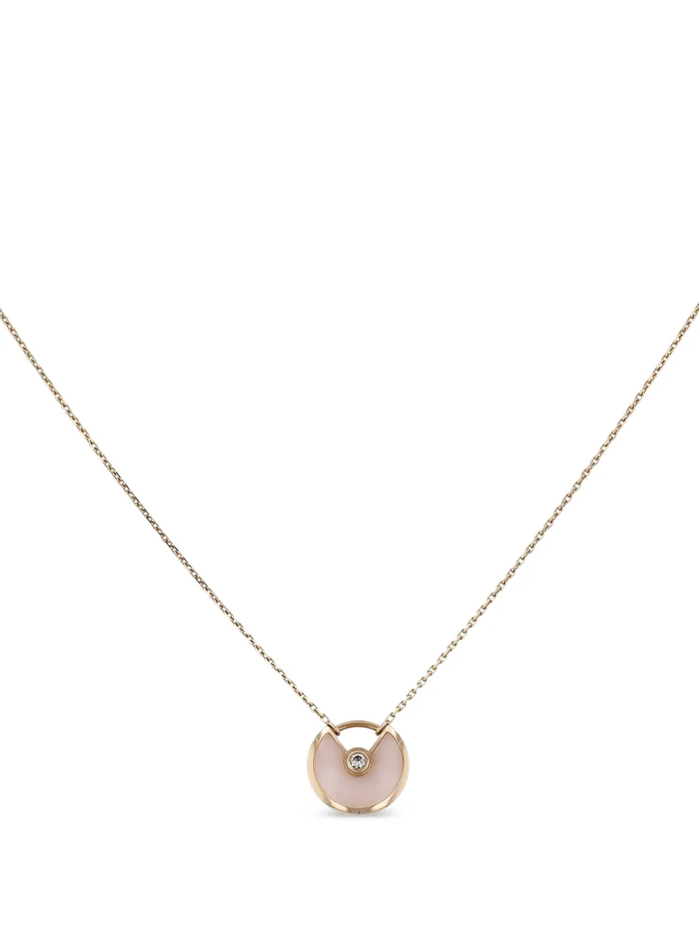 Cartier 2010s Amulette diamond and opal necklace - Rosa