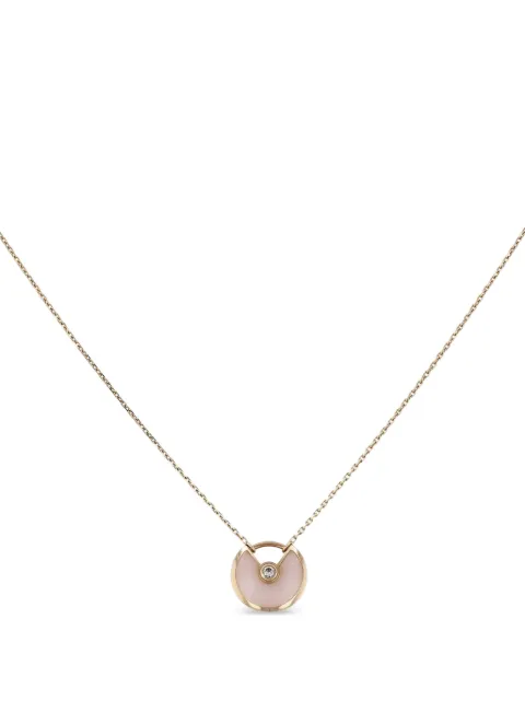Cartier 2010s Amulette diamond and opal necklace