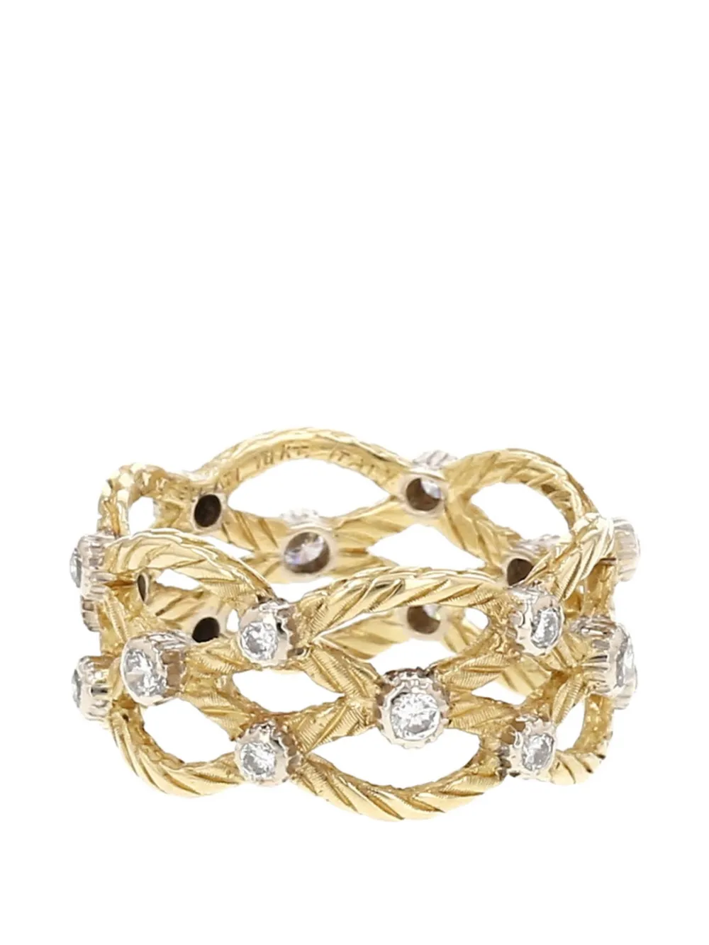 Buccellati 1980s diamond ring - Oro