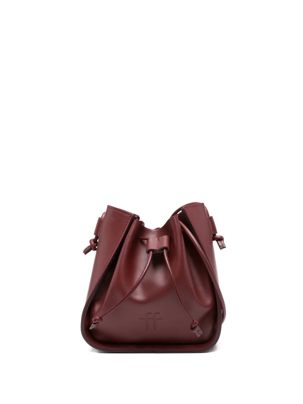 Forte Forte Borsa a tracolla con coulisse - Rosso