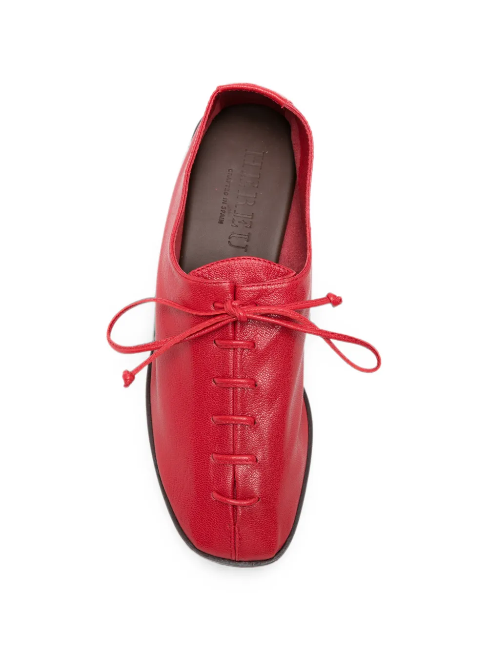 Hereu Leren veterschoenen Rood