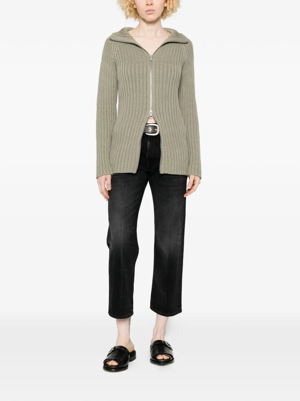 R13 five-pocket boyfriend jeans - Nero