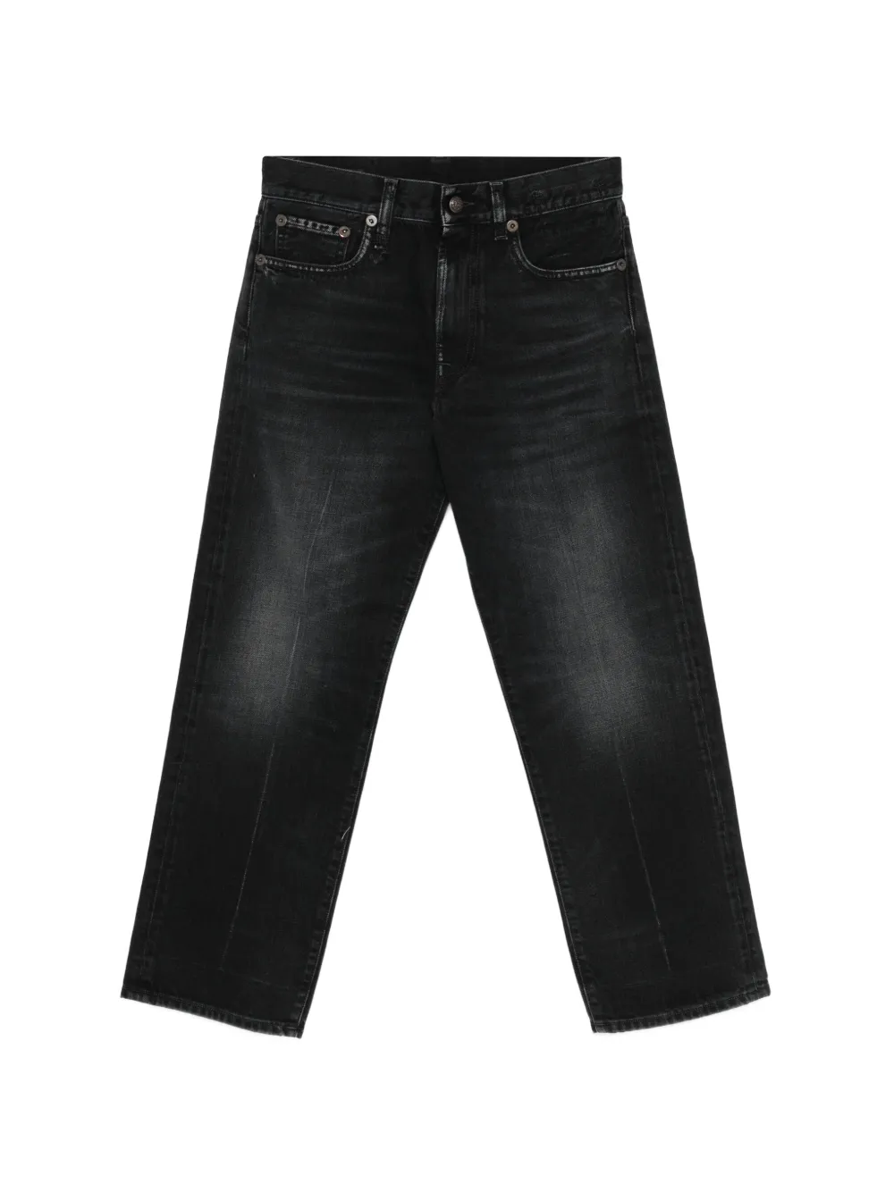 R13 five-pocket boyfriend jeans - Nero