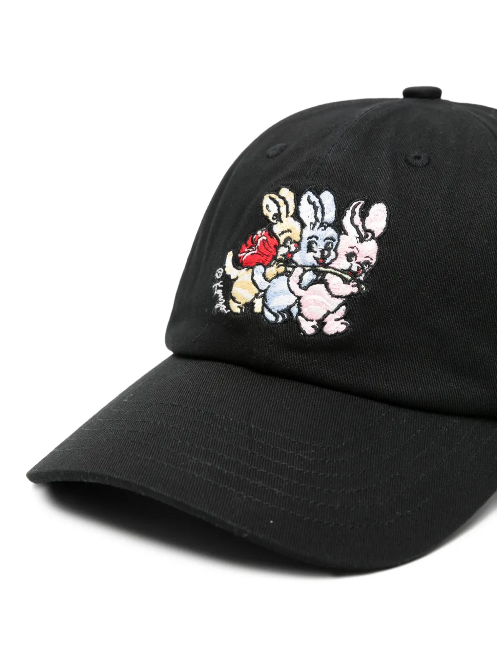  Kenzo Embroidered Cap - Black 