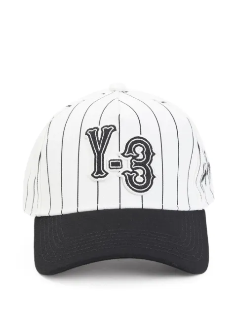 Y-3 striped logo cap