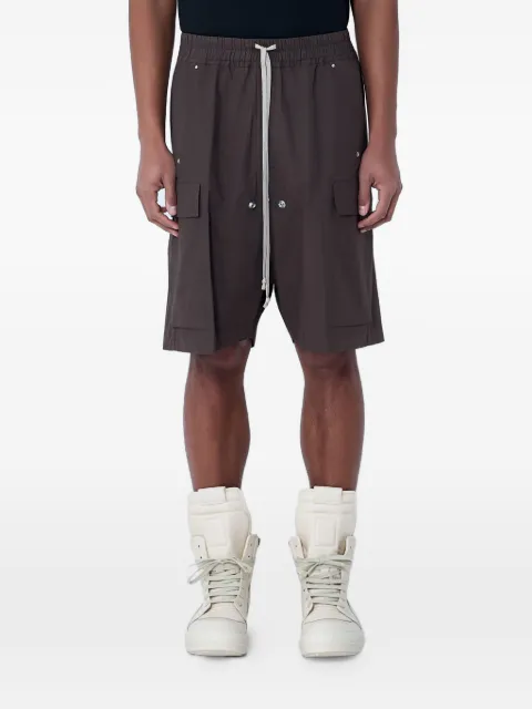 Rick Owens cargo-shorts med elastisk talje