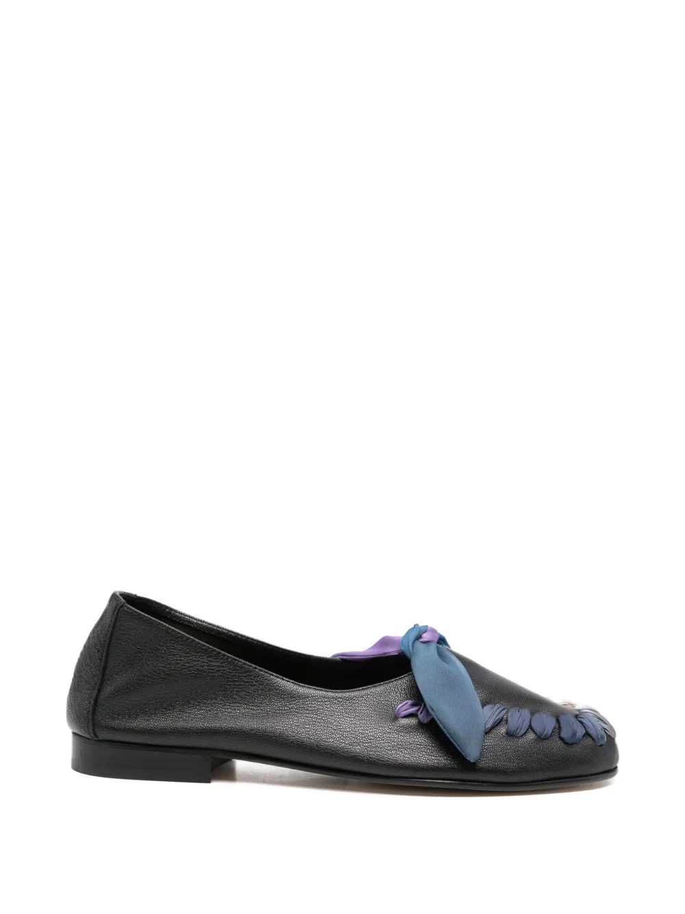 Hereu bow-detail loafers - Nero