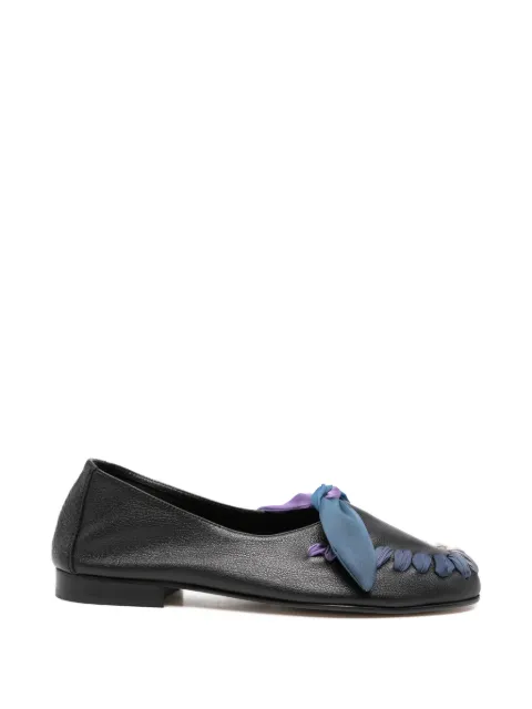 Hereu bow-detail loafers