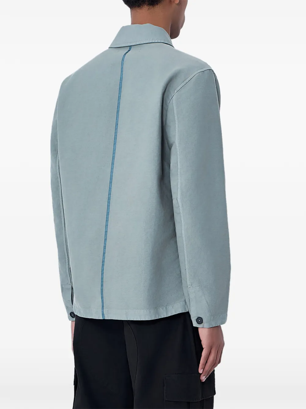  Moos Studio Contrast-pocket Jacket - Grey 