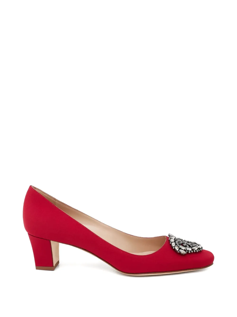 Manolo Blahnik Okkato embellished pumps - Rosso