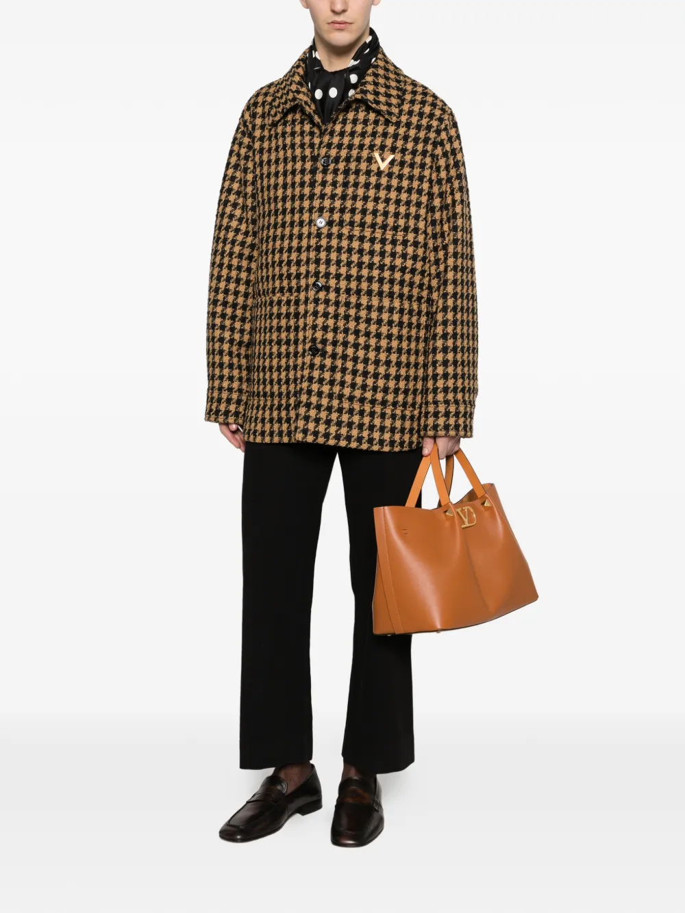 Valentino Garavani Jas met patroon Beige