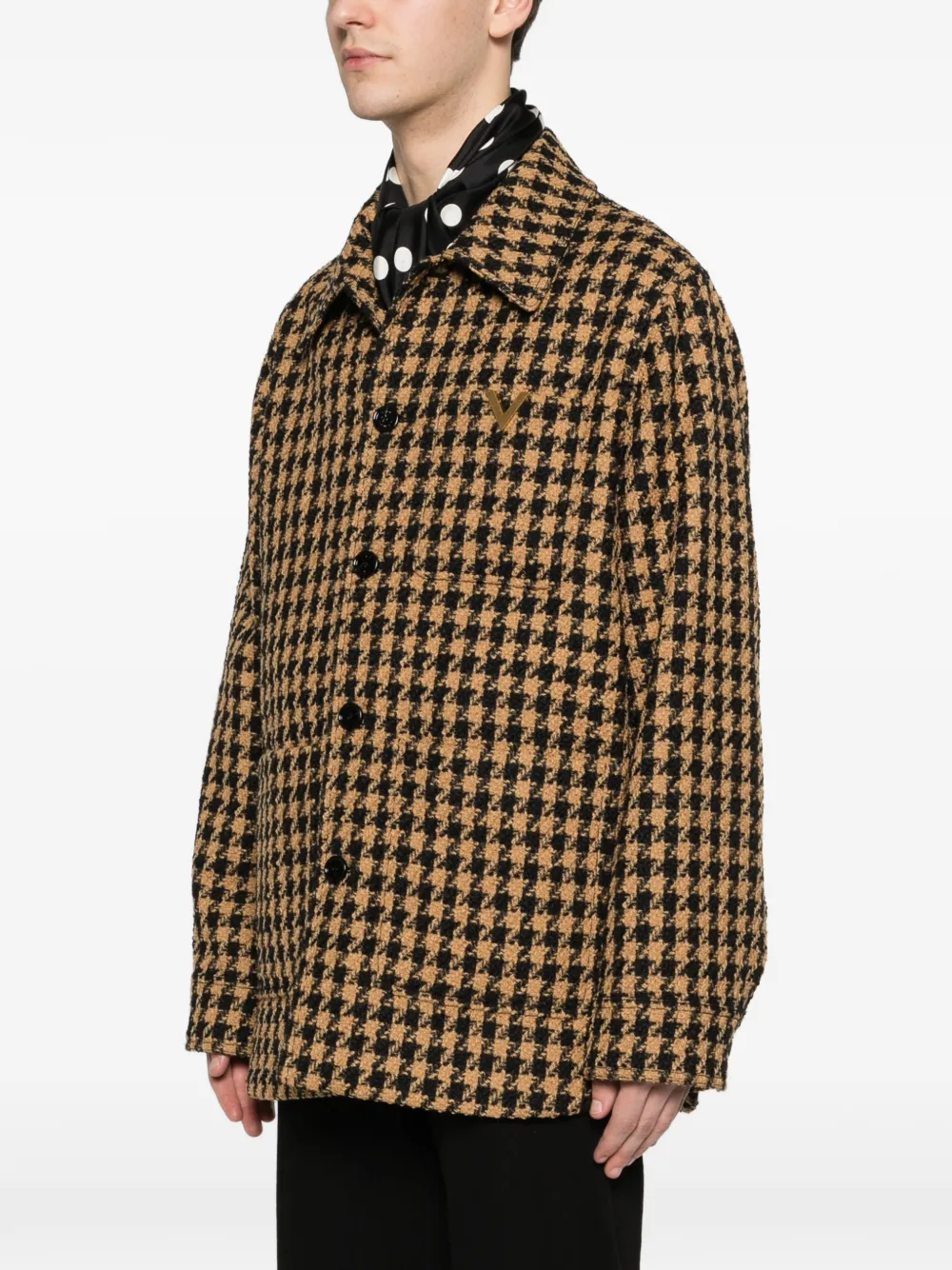 Valentino Garavani Jas met patroon Beige