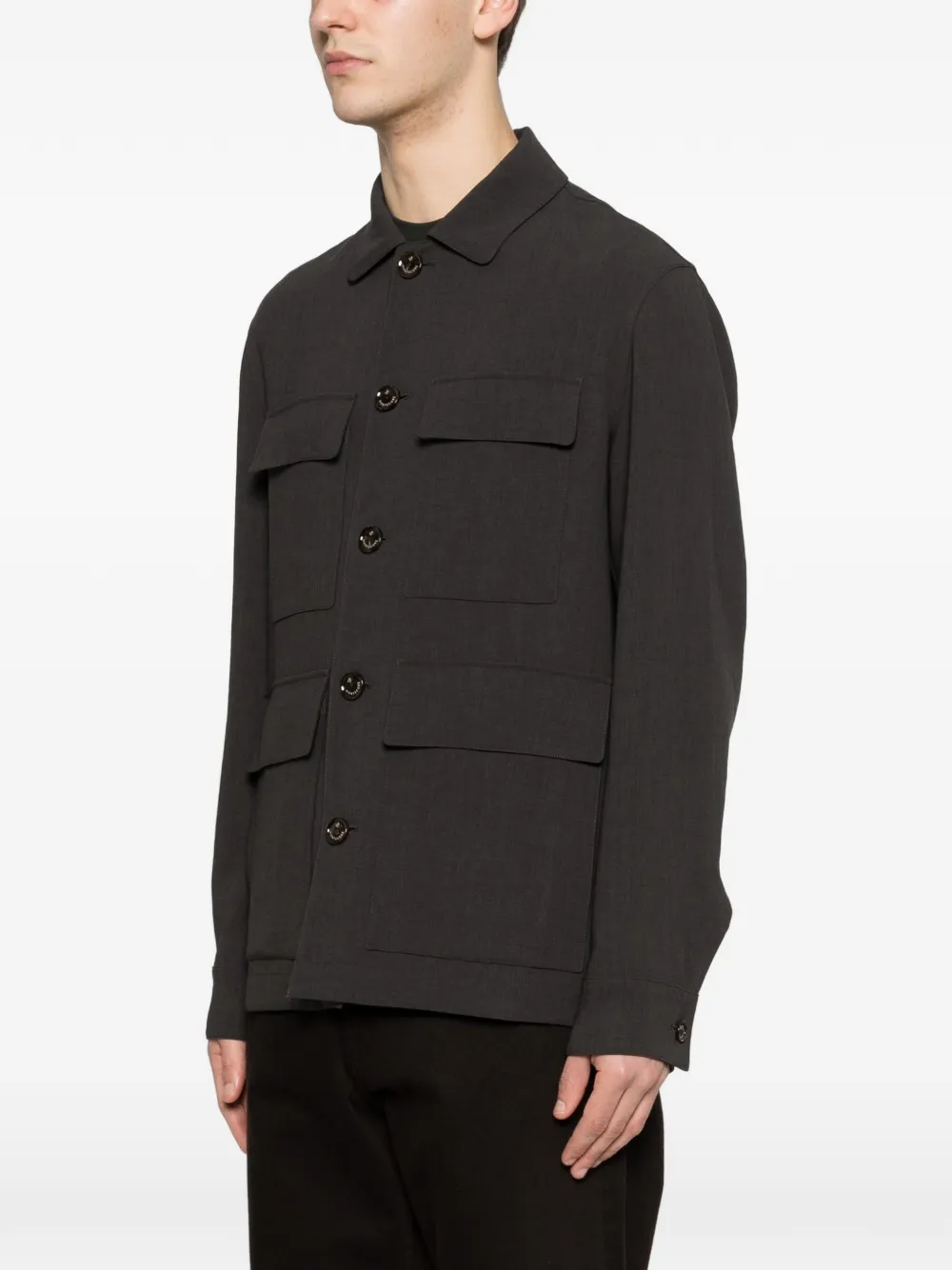  Montecore Buttoned Jacket - Grey 