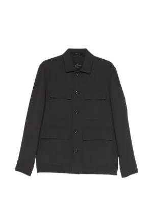 Homme Plissé Issey Miyake Wool Like Light Shirt Jacket | Grey