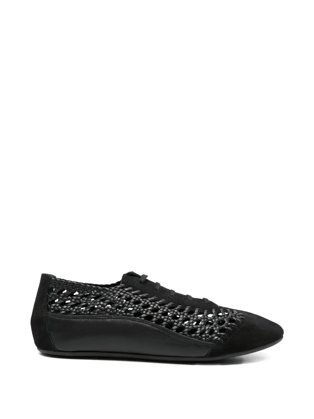 Hereu woven lace-up sneakers - Nero