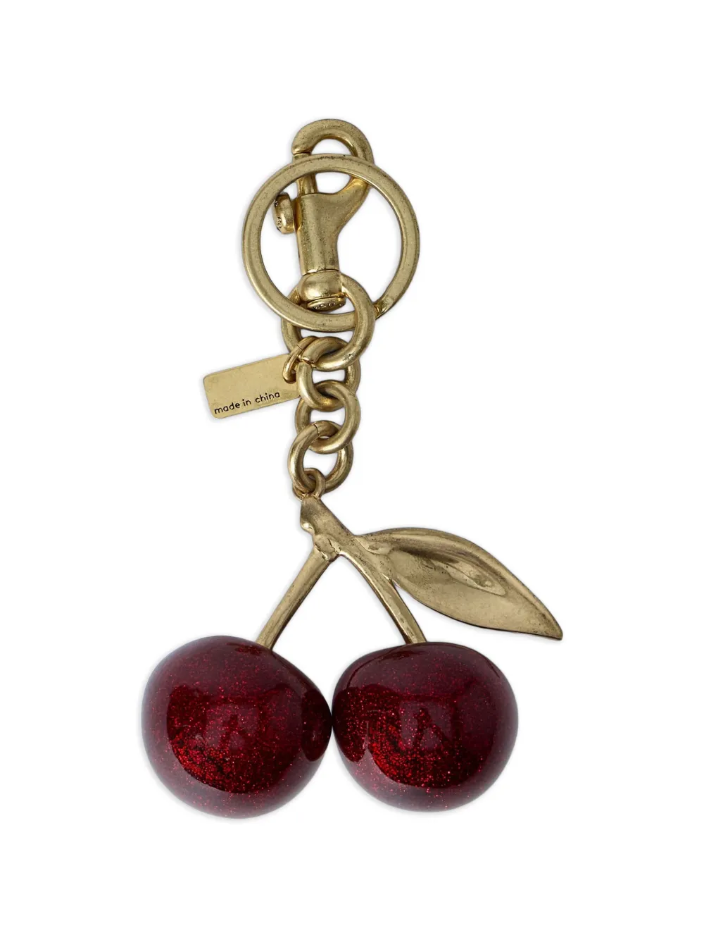  Coach Cherry-motif Keyring - Gold 