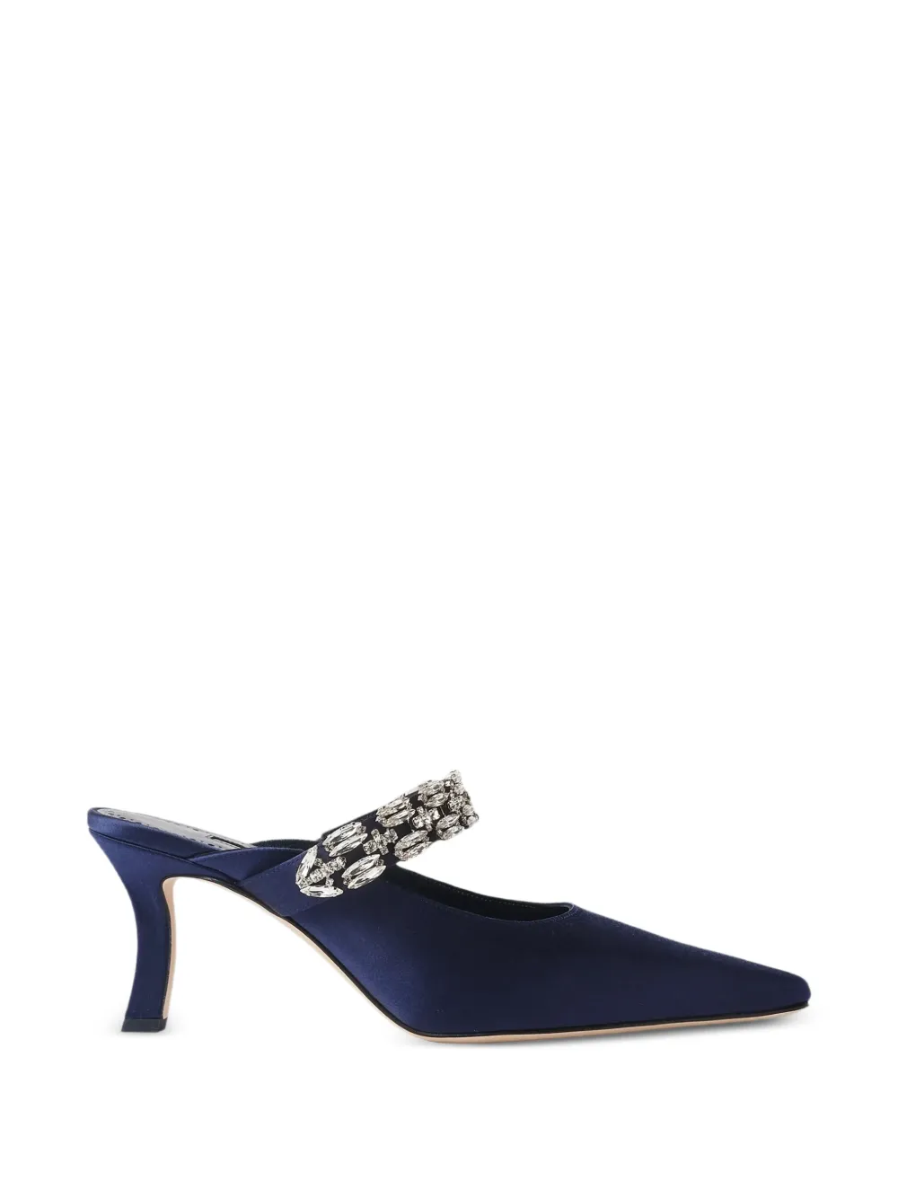 Manolo Blahnik Tamolmu verfraaide muiltjes Blauw
