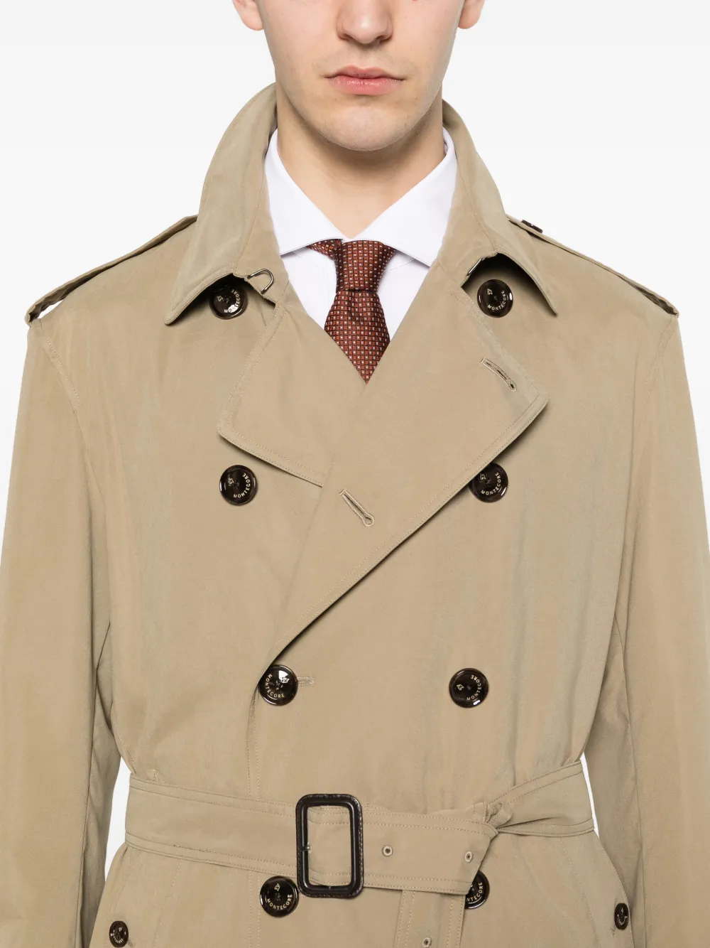 Montecore Jas met ceintuur Beige