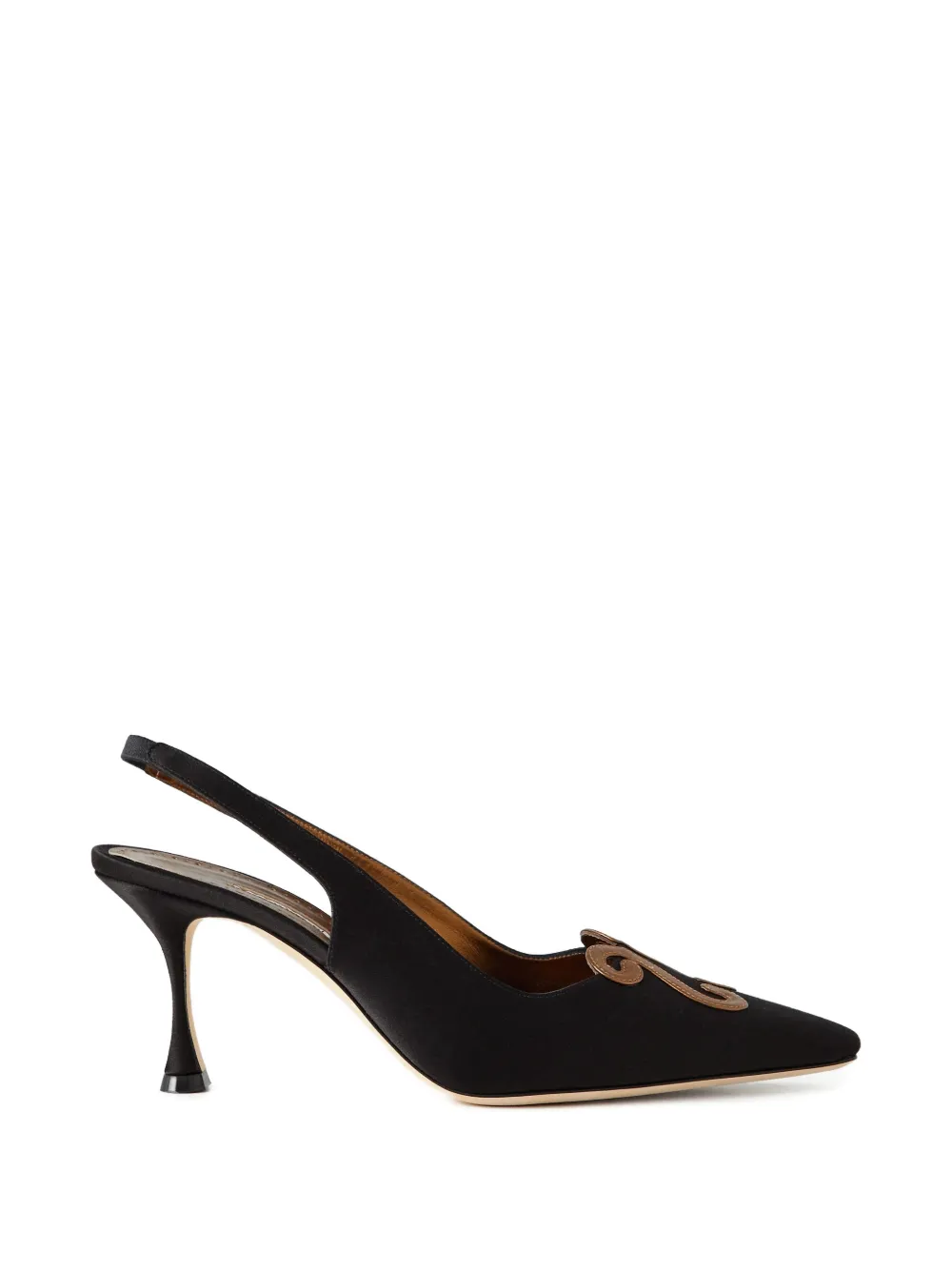 Manolo Blahnik Durbar pumps met puntige neus Zwart