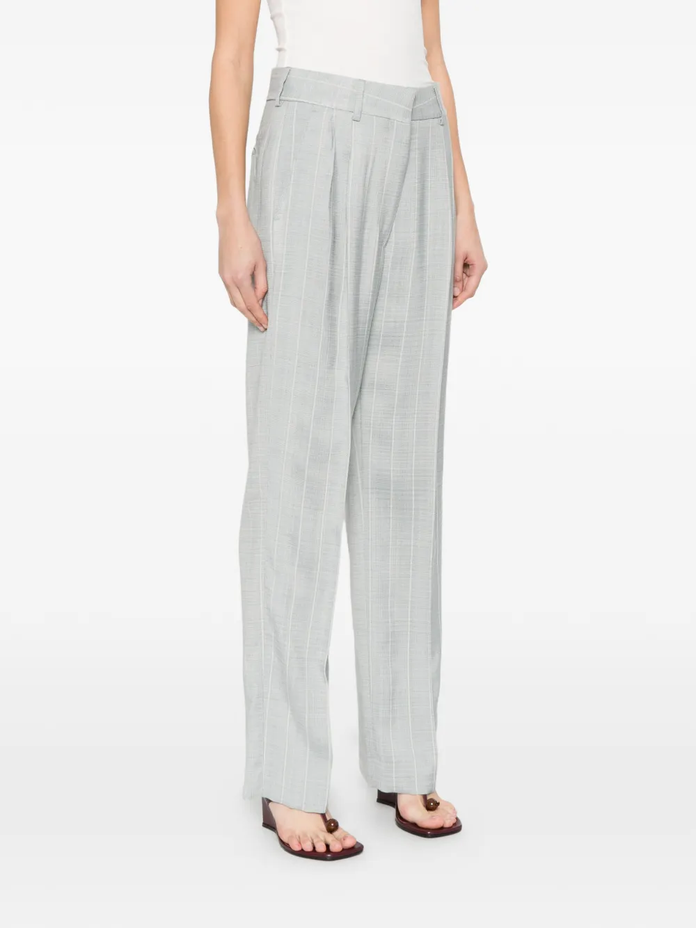  Blazé Milano Stripe-pattern Trousers - Grey 